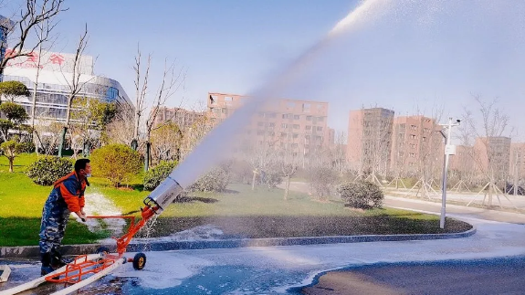 【又見飛雪，飄于智能裝備】手持式、推車式中倍泡沫發(fā)生器（兩款）