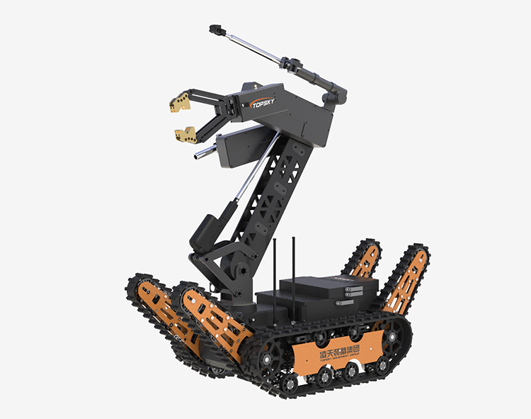 重型排爆機(jī)器人（重量650kg,夾持力120kg，前后雙擺臂）【第6代】