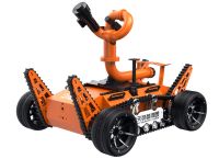 全地形消防滅火機器人【輪式履帶擺臂】 (第1代，升降云臺及氣體二合一探測裝置+語音控制